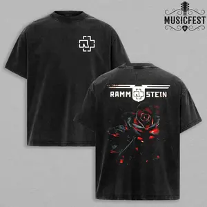 Vintage T-shirt & Hoodie Autentyk Rammstein , Gift for band fans, Men's and women's round neck cotton casual T-shirt Washed , Beautiful graphic T-shirt Top Womenswear Breathable Everyday