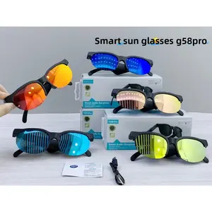 Cross-Border Hot-Selling G58 Glasses AI Smart Translation Bluetooth Earphones Glasses Binaural Wireless Stereo Bluetooth Earphones