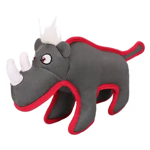 212 MAIN Reinforced Dura Chew Long-Lasting Nylon Fiber Dog Tug Toy, Grey - 1 Size