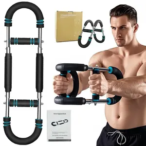 Twister Arm Trainer Adjustable Chest Workout Equipment for Men Portable Spring Resistance Gym Tool for Home Fitness Upper Body Muscle Training