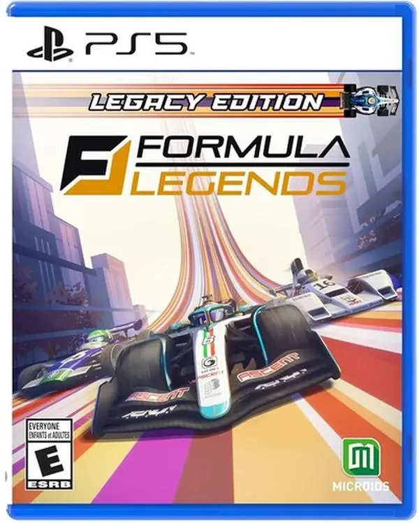 Formula Legends-Legacy Edition Action-Adventure Video Game for PlayStation 5, Featuring 16 Unique Models, Time Attack Mode, and Accessible for Everyone