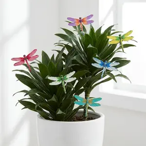 3D Printed Big Size Dragonfly Clip, Pet-Safe Fly & Horsefly Deterrent for Dogs and Cats, Deer Fly Repellent Clip-On, Garden Bird Scare Device, Indoor/Outdoor Pest Control for Pet Yard