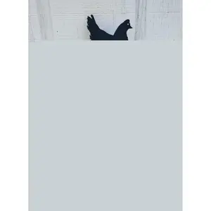 The Lazy Scroll  Hen Roof Mount Weathervane