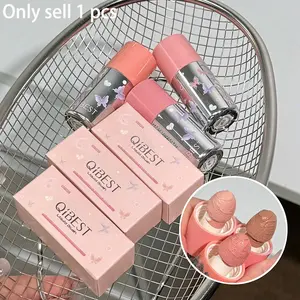 Powder Butterfly Liquid Blush, Low Saturation Buildable Shades, Natural Glow, Suitable for All Skin Tones, Perfect for Everyday Use
