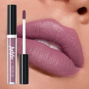 Long Lasting Matte Lipstick, 1 Count Moisturizing Easy Coloring Lip Sticks, Suitable for All Occasions Lip Makeup, Girls and Women Makeup Accessories, Gloss, Cosmetic, Lipgloss