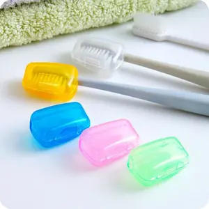 Travel Toothbrush Head Protector Case, Portable Toothbrush Box Set, Dental Care Storage Container, 5 Pieces Pack, Essential Travel Accessories