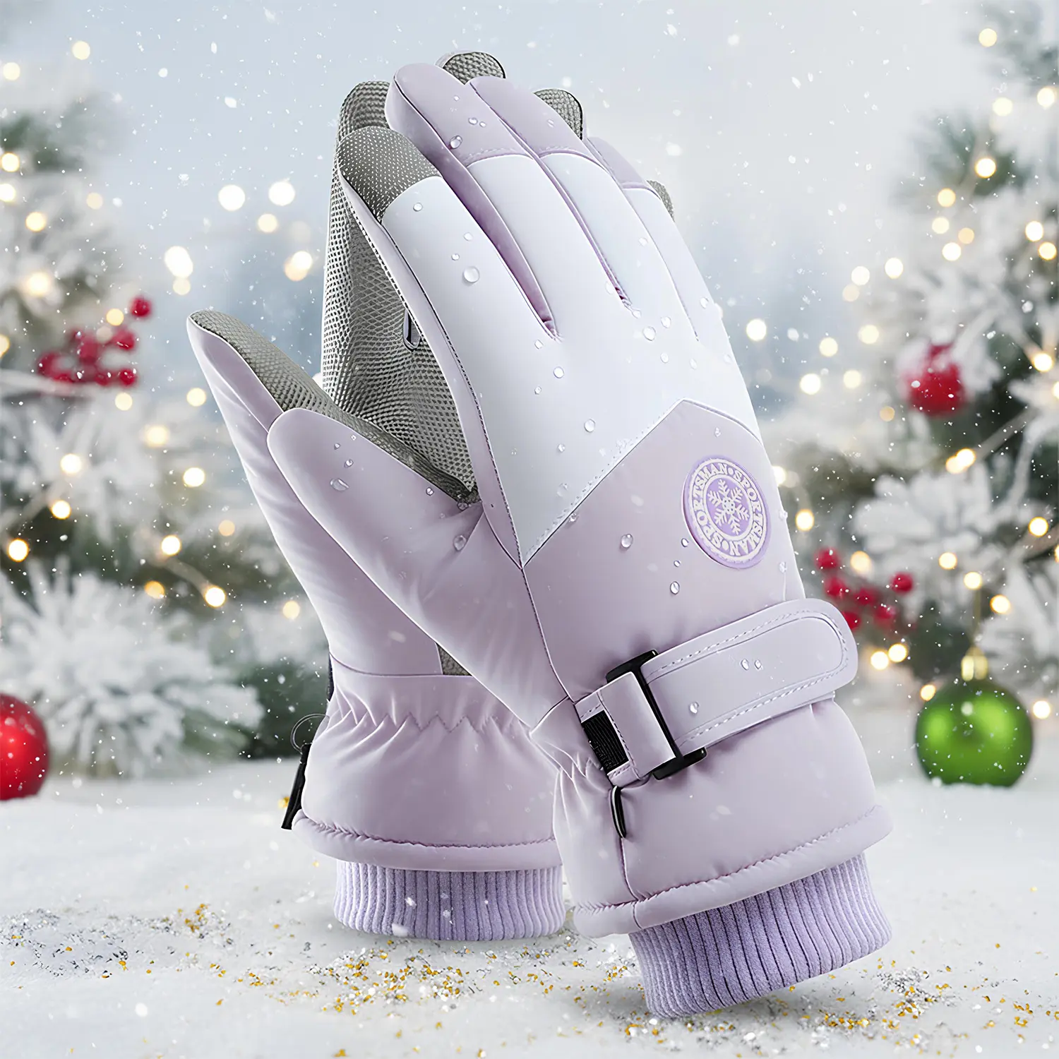 LPKEP Ski Gloves - Warm Winter Gloves Waterproof Breathable Snowboard Touchscreen Men & Women Gloves for Cold Weather, Snow Gloves for skiing, snowboarding, snowmobiling, snowball fights, shoveling, working outdoor