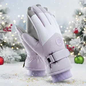 LPKEP Ski Gloves - Warm Winter Gloves Waterproof Breathable Snowboard Touchscreen Men & Women Gloves for Cold Weather, Snow Gloves for skiing, snowboarding, snowmobiling, snowball fights, shoveling, working outdoor