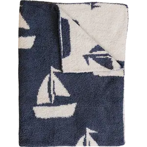 Sailboat Plush Blanket
