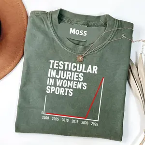 Comfort Colors Testicular Injuries in Women's Sports T-Shirt