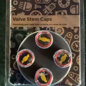 4pcs Gearwheel Style Universal Fit Chevrolet Car Wheels Tire Air Valve Caps Stem Dust Cover 8 Colors