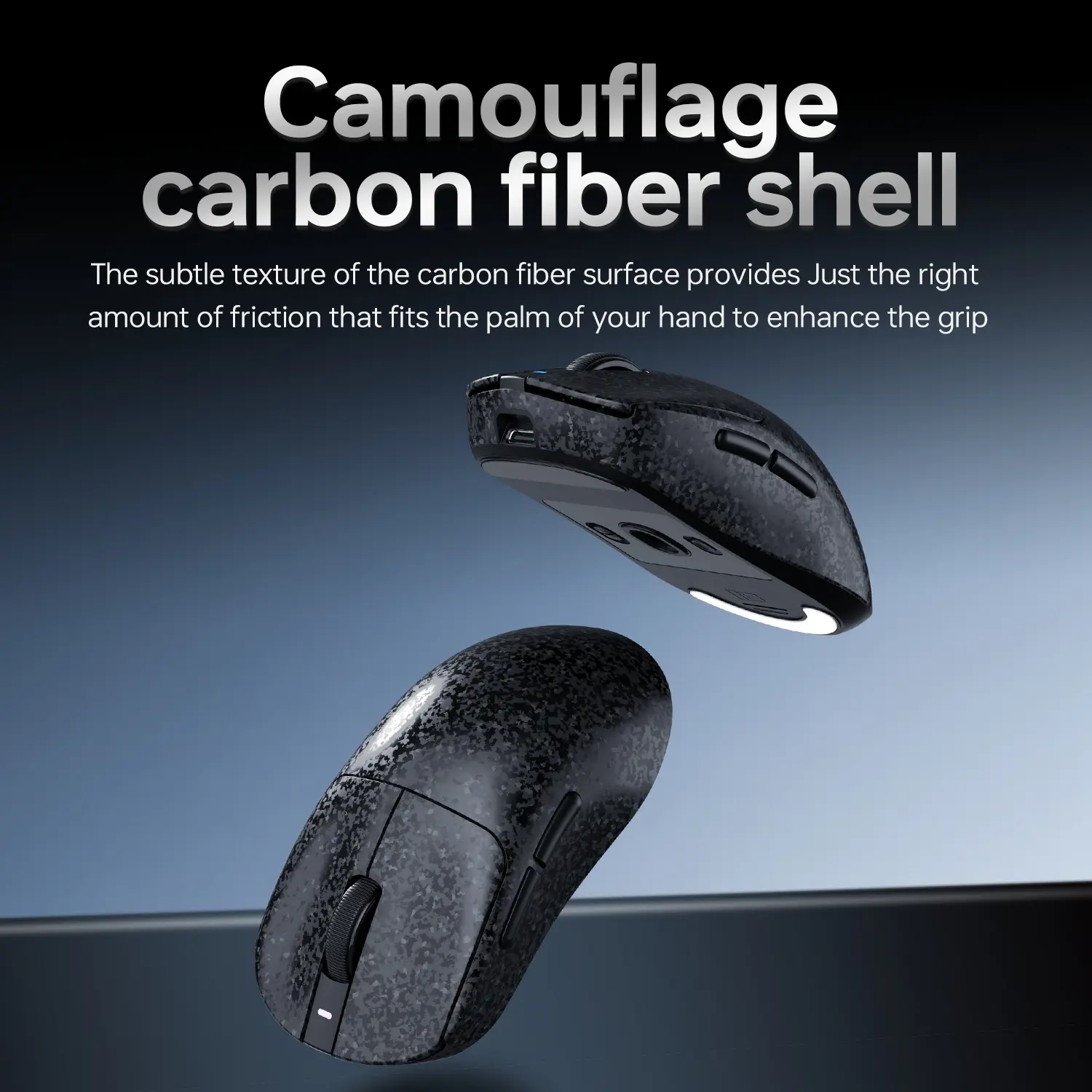 AJAZZ AJ199 MAX Wireless Mouse Carbon Brazing Shell Material E