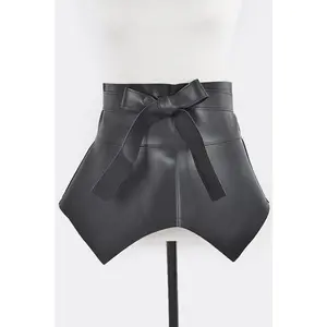 Faux Leather Skirt Belt
