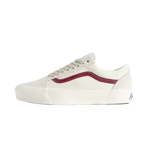 LX Old Skool "Cream / Burgundy" VN000D9JC9F