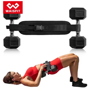 Waisfit Fitness Hip Bridge Weight Belt Adjustable Buckle for Glute Exercises Heavy Duty Workout Gear Exercise Equipment Gym Stuff home Foldable Bench Multi-Functional Ab Silicone Magnetic Ankle & Wrist Weights 2-in-1 Dumbbell Set Steel Macebell Clubbell