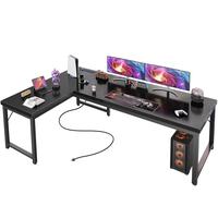 Black with Power Outlets