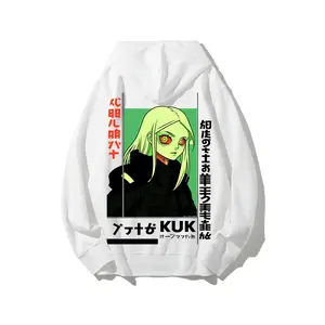 cyberpunk edgerunners rebecca print pure cotton hoodie pullover hoodie anime merch independent design soft skin friendly street fashion trendy anime apparel