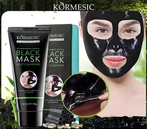 KORMESIC Bamboo Charcoal Peel-Off Facial Mask 100g | Cleansing Charcoal Face Mask for All Skin Types