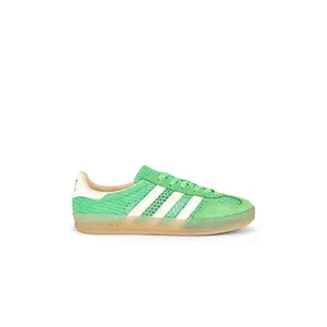 adidas Originals Gazelle Indoor in Green, Off White, & Beige Unisex