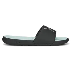 PUMA Womens Cool Cat 2.0 Sport Bx Slide Casual Sandals Casual Low Heel 1-2" - Black