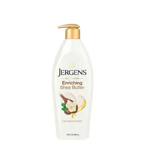 Jergens Shea Butter Hand and Body Lotion, Dry Skin Moisturizer, Dermatologist Tested, 16.8 oz Blend Nourishing