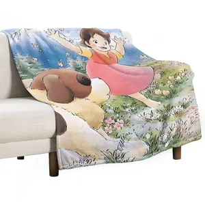Heidi Thermal Throw Blanket Cozy Lightweight Patterned Flannel Blanket Couch Decor Decor,Bedding Room for Christmas Birthdas