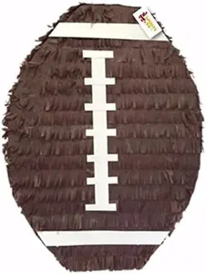 APINATA4U 22" Tall 2-D Large Brown Football Pinata - Kick Off Your Party with Sports-Themed Excitement and Score Big Fun!