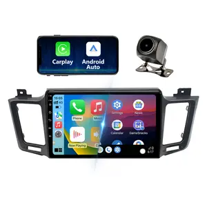 2026 Gift Android 13 Car Stereo for Toyota RAV4 2013-2018 10" TouchScreen Radio with Wireless CarPlay Android Auto GPS Navigation HD Backup Camera Mirror Link WiFi 6 Bluetooth 5.4 FM SWC