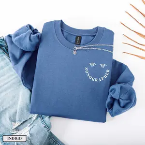 Sonographer Sweatshirt T-shirt  Ultrasound Tech, Sonographer T-shirt , Ultrasound Technologist Crewneck Sweatshirt, Ultrasound Graduation Gift