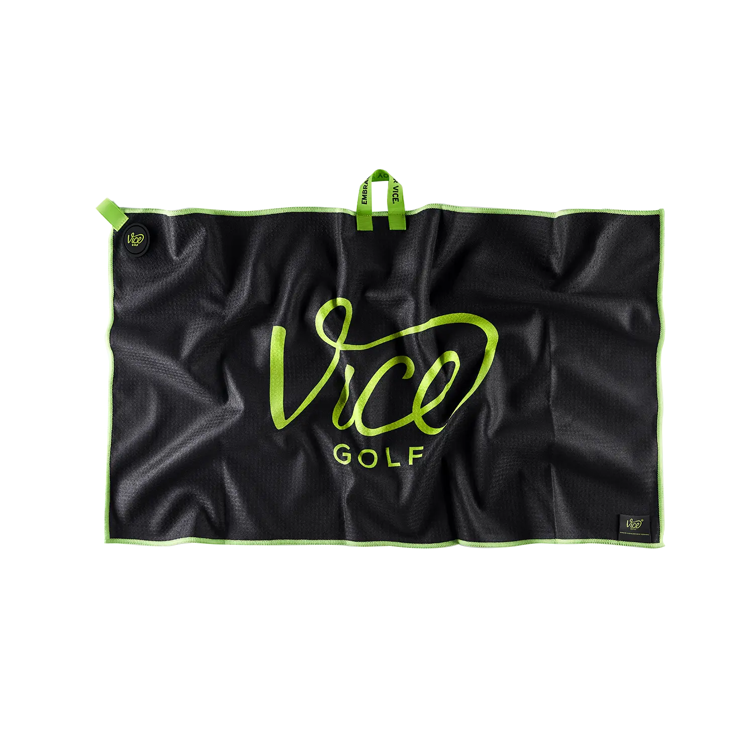 Vice Shine Contour Gray Golf Towel