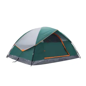 Sweetcrispy Dome Camping Tent for 2/4 People - Waterproof with Rainfly, Easy Setup, Mesh Windows & Skylights, Lightweight Portable for Outdoor Camping, Backyard