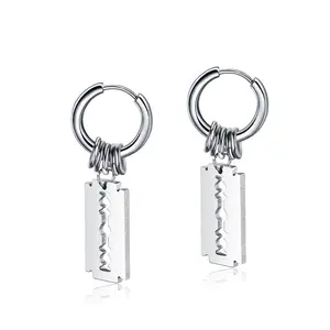 Accessories Fashion Personality Titanium Steel Stud Earrings Men's Street Trend Hip Hop Versatile Earrings Accessories