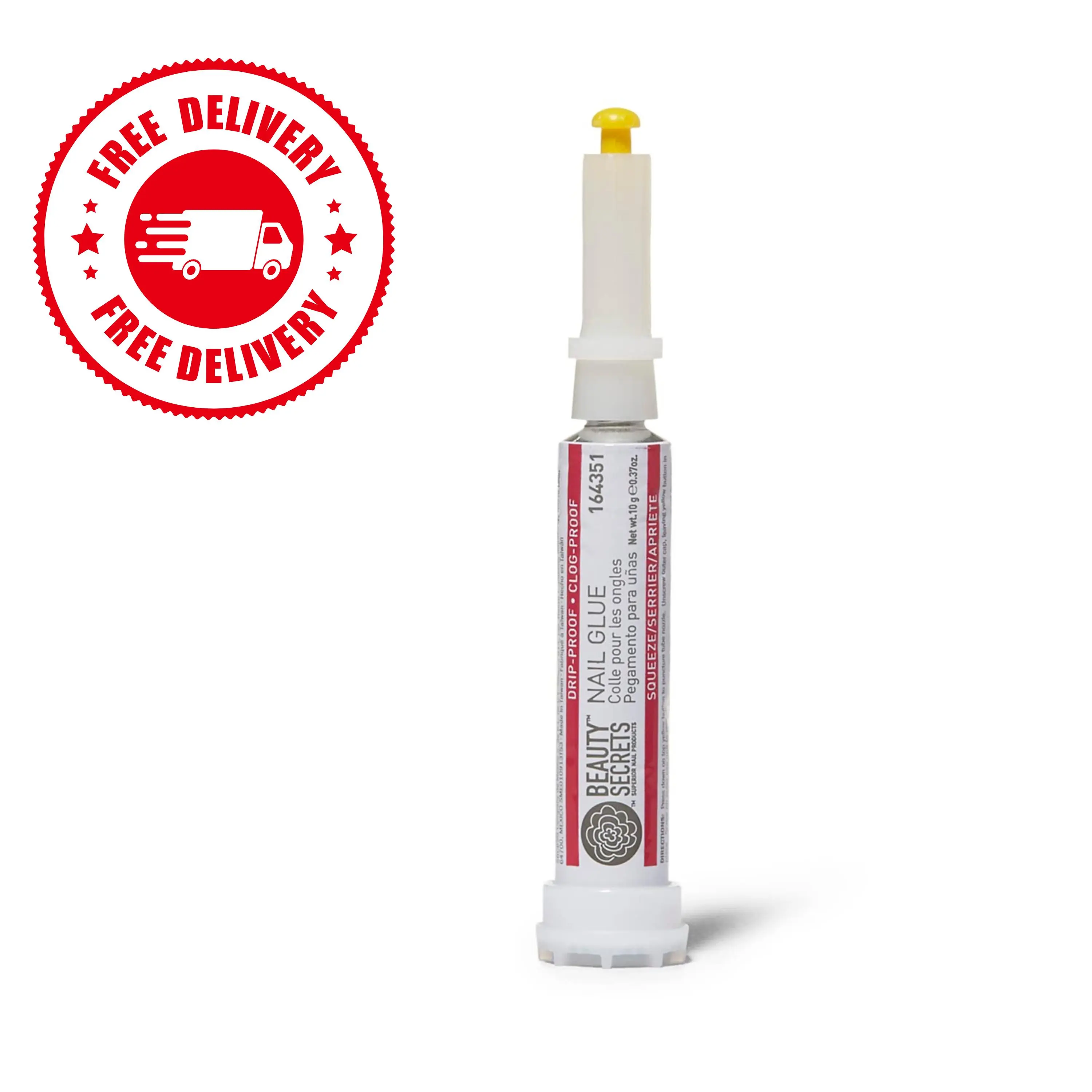 [ Limited Time Deal ] Beauty Secrets Drip & Clog Proof Nail Glue Salon Quality Acrylic, Glue Nails Extension, Nail Art Tool