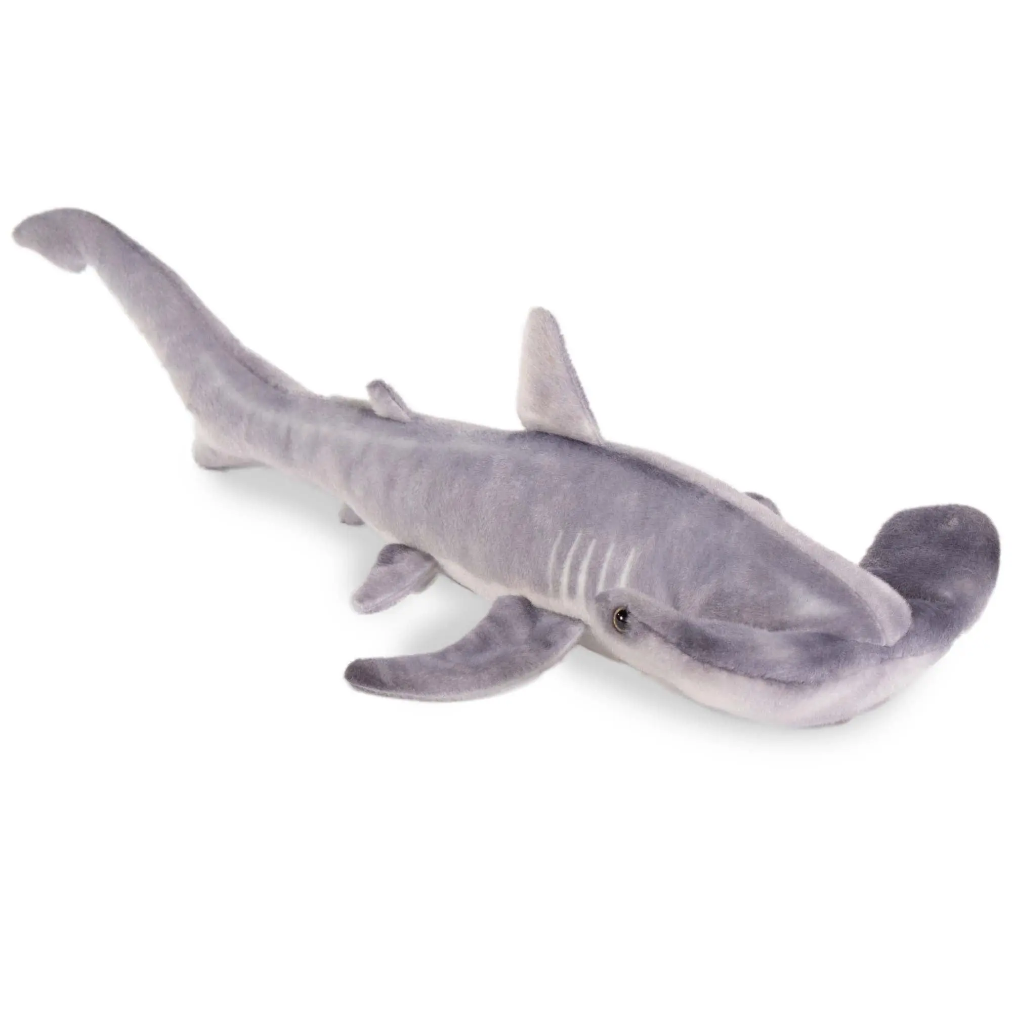 Real Planet™ Gray Hammerhead Shark Realistic Plush Stuffed Animal