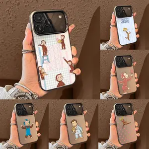 Monkey Christian Hologram Phone Case, Christian Faith iPhone Cover, Whimsical Storybook Monkey Case, Glossy Case For iPhone 17 Pro Max 16 Plus 15 14 13 Mini 12 11, Samsung Galaxy S25