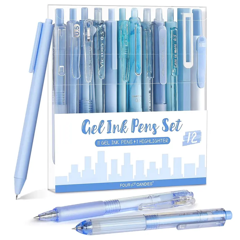 12pack/Blue(black ink*11+Highlighter*1)