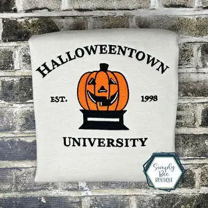 Halloweentown University Embroidered Sweatshirt