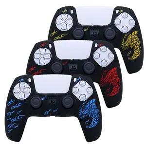 Soft Silicon Case For PlayStation 5 Controller Skin Gamepad Joystick Video Games Accessories Cover for PS5 Joystick Covers