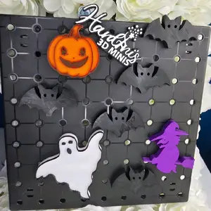 Climbing wall with 3D Printed Accessories - Halloween Vibes