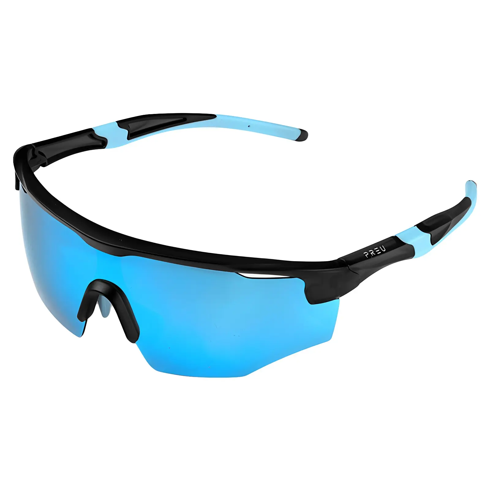 PREU Fashion Outdoor Athletic Cycling Sunglasses for Men Women - Polarized UV400 Sports Glasses for Running, Driving, Road Bicycle & Outdoor Activities Ebike