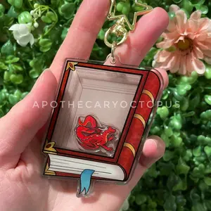 BookWYRM Shaker Keychain