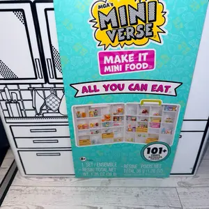 Make It Mini – All You Can Eat Buffet Set  101 Ingredients + Storage Case