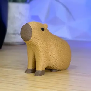 Crochet Capybara Amigurumi Figurine
