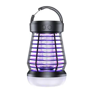 Outdoor Mosquito Killer, USB Rechargeable Mosquito Zapper with LED Light, Insect Zapper Electric Fly Traps, Mosquito Killer for Patio Yard