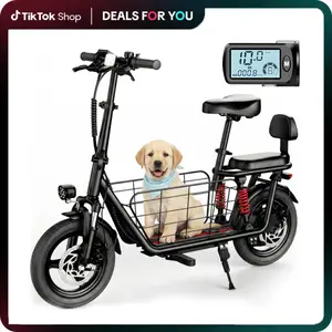 WINDHORSE C3 Electric Scooter with Seat for Adults, 850W Peak, 14” Tire, 25 Miles Max Range, 22 MPH, Dual Suspension, 3 Gear Speed, Adjustable E Scooter with Seat and Basket for Commuting, 330lbs Load