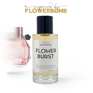 Reverie Parfums Flowerburst Perfume Inspired by Flowerbomb Women's Fragrance with Radiant Florals Warm Vanilla & Patchouli Notes