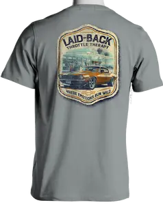 Soundtrack 70 Camaro T-Shirt - Unisex Ultra Cotton Fitted Crewneck Short Sleeve Top for Casual Wear Made in USA