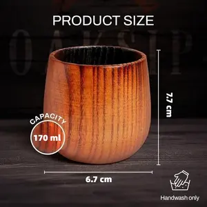 [Buy 1 Get 1 Free] Wooden Whiskey and Bourbon Tumbler Glass Charred or Uncharred Old Fashioned Drinkware Premium Handcrafted Wooden Glassware Stylish Bourbon Gift for Men TikTok Shop Trending Barware Unique Gift for Whiskey Lovers Home Bar Decor Special O