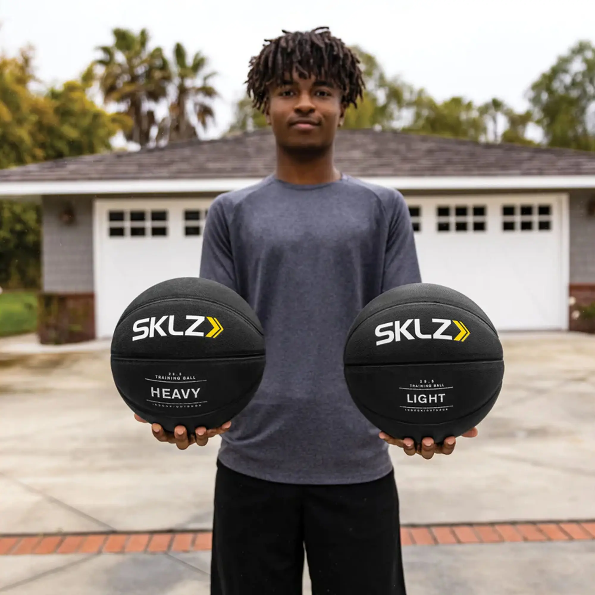 SKLZ Weight Control Training Basketball, Black