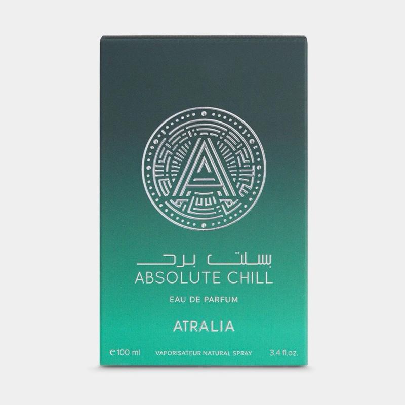 Atralia Absolute Chill 100ml EDP - Citrus Mint Perfume for Men & Women | Green Lemon, Mint, Orange, Blackcurrant | Summer Fresh Long-Lasting Fragrance